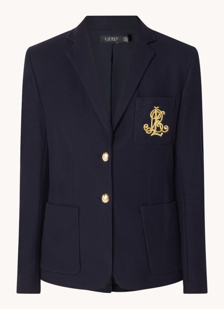 Ralph Lauren sako od pike pamuka s metalnim vezom logotipa