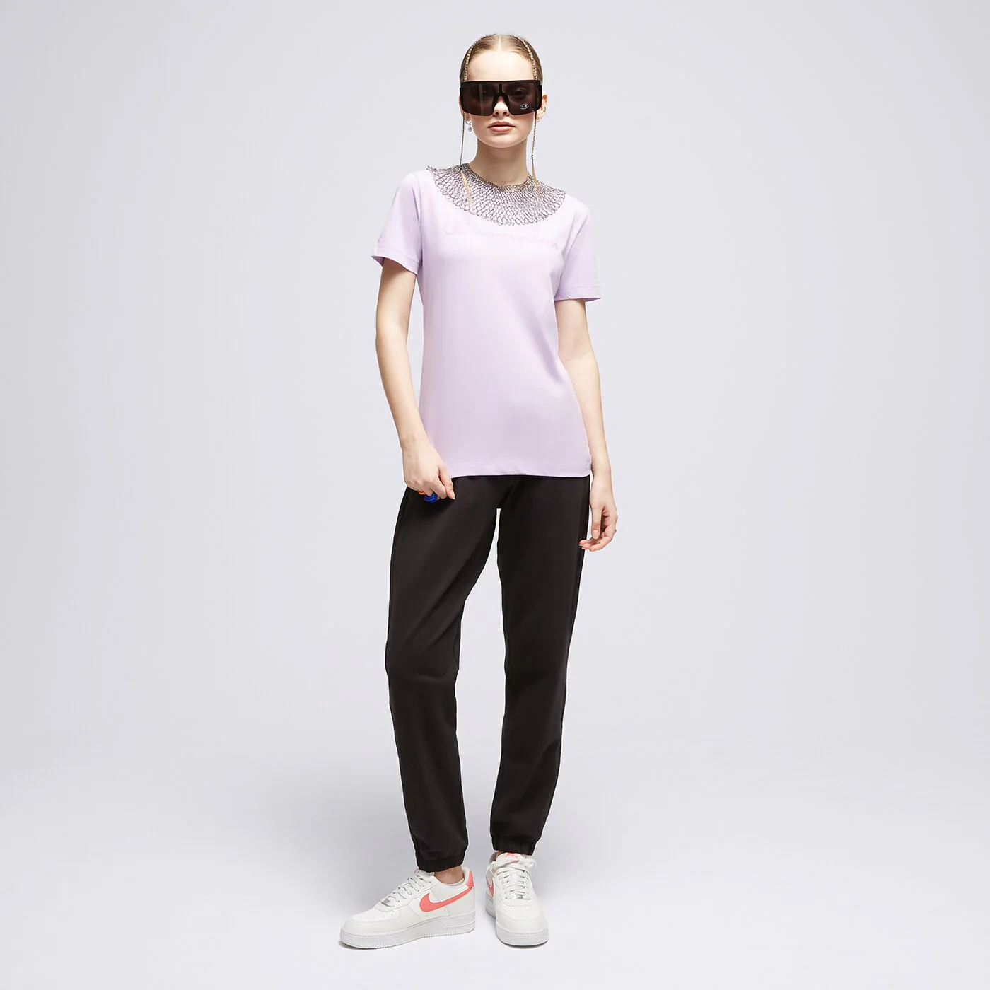 CHAMPION T-SHIRT CREWNECK T-SHIRT Violet