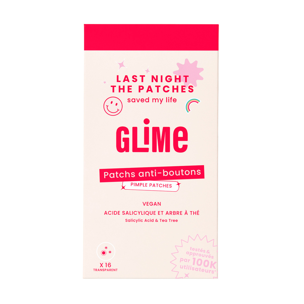 Glime Patchs anti-boutons Last night the patches saved my life Patch