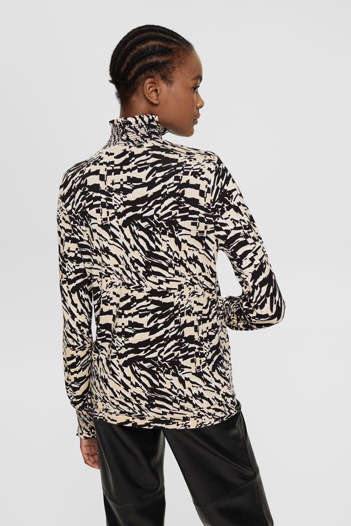 Longsleeve mit Print, LENZING™ ECOVERO™