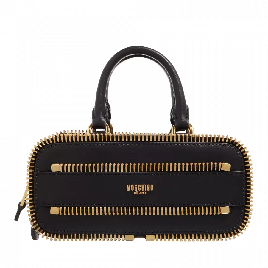 Moschino - Moschino Shoulder Bags Leder Black - schwarz