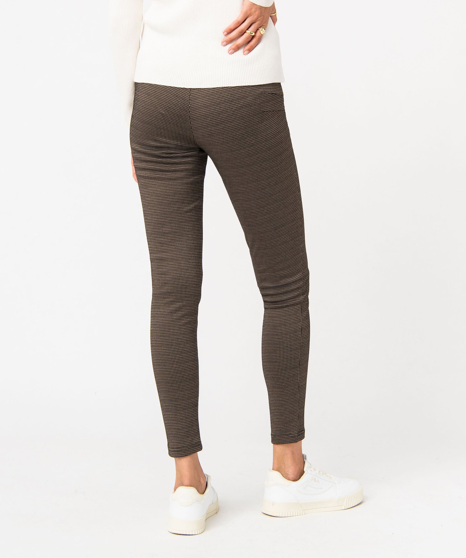 Leggings motifs pied de poule femme imprime | GEMO