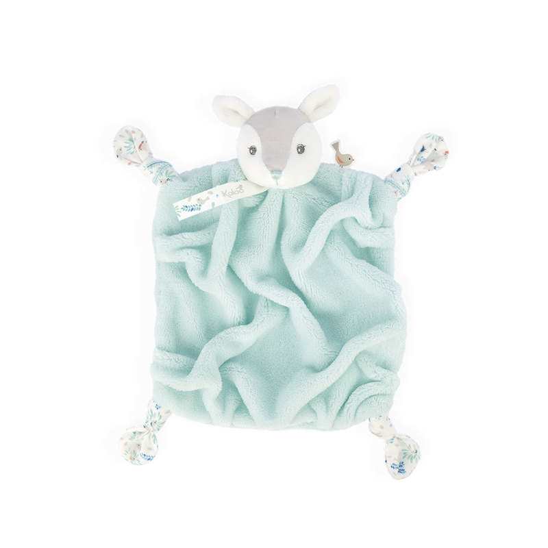 Doudou faon vert d'eau Plume 20 cm Kaloo