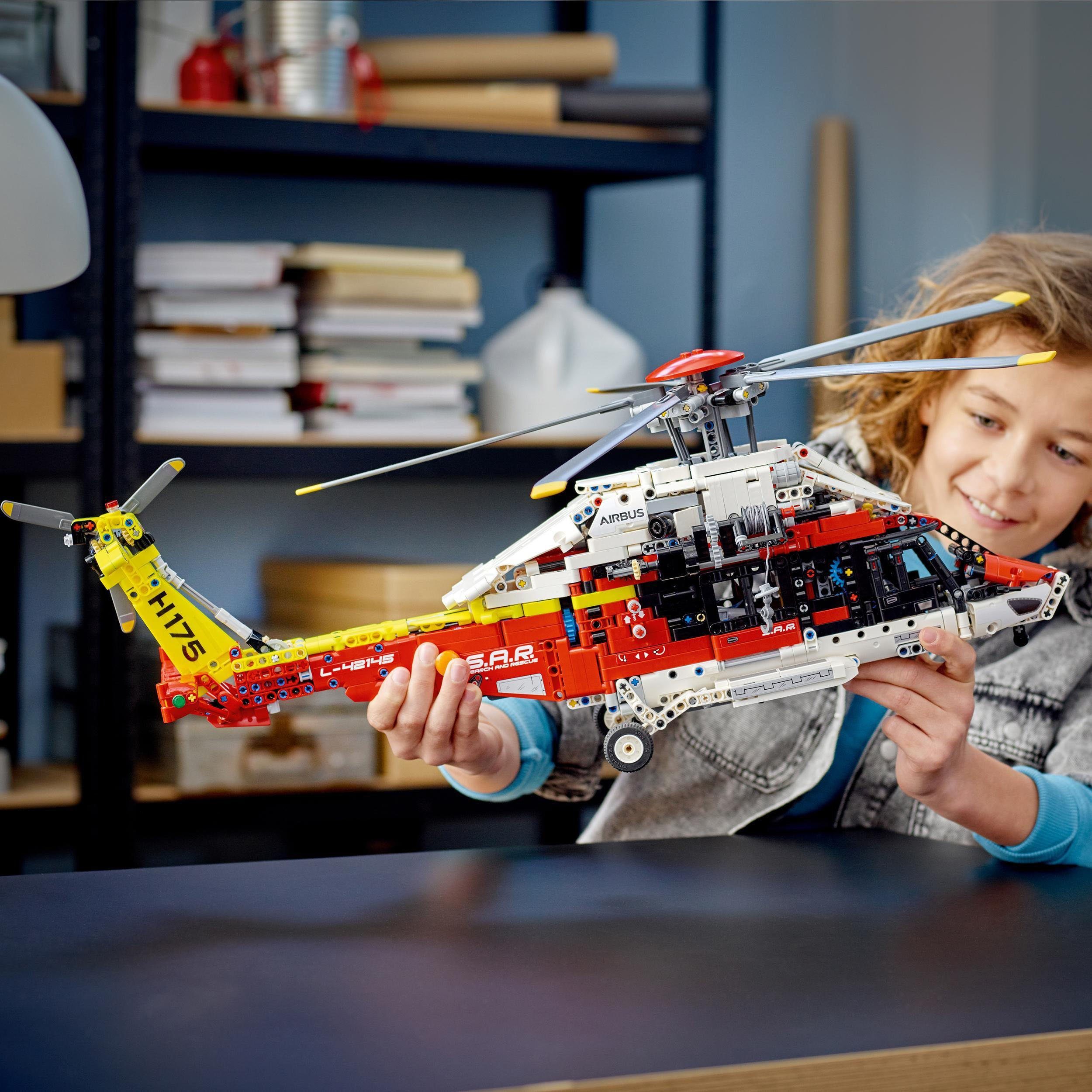 LEGO® Konstruktionsspielsteine Airbus H175 Rettungshubschrauber (42145), LEGO® Technic, (2001 St)