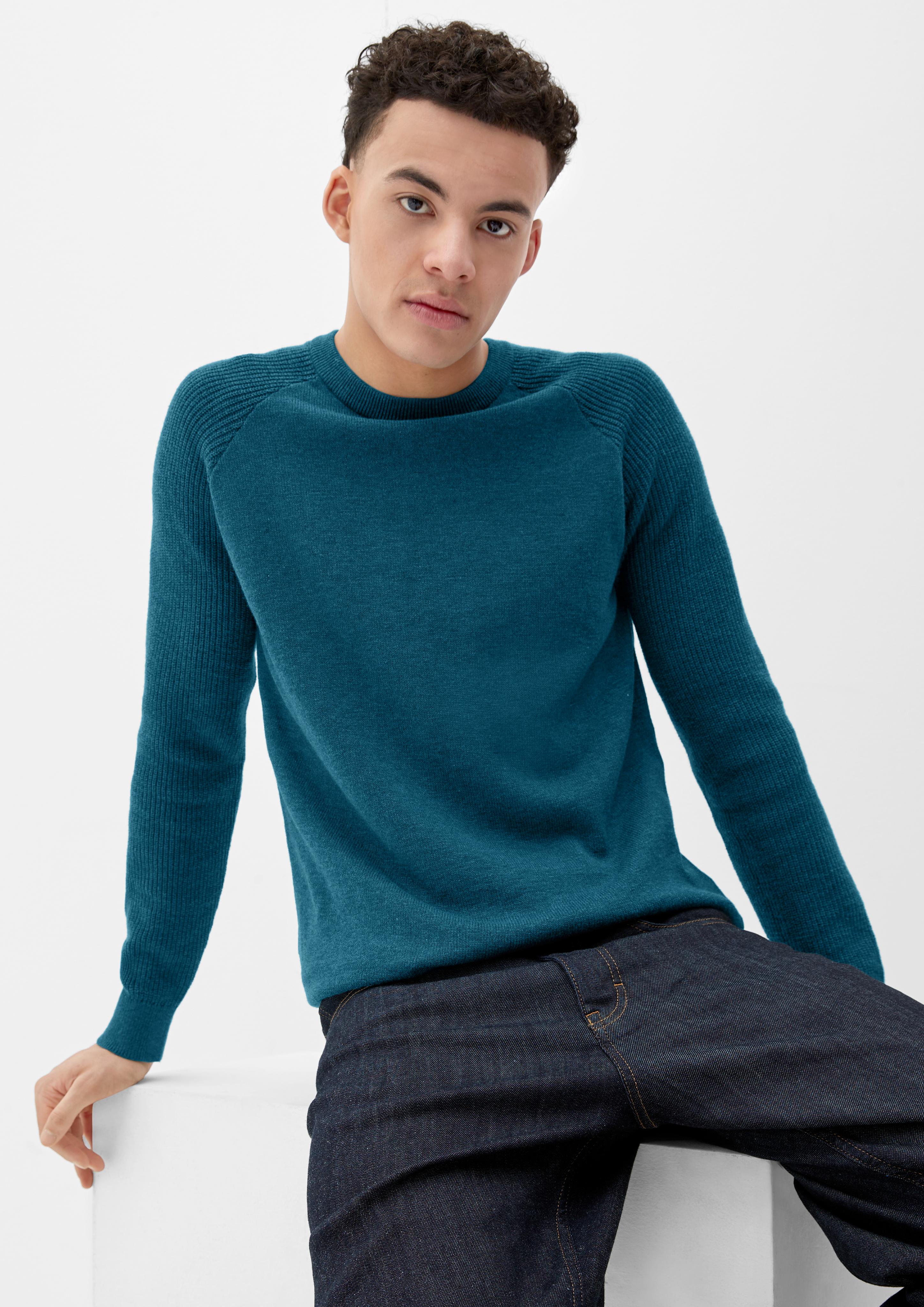 Raglanpulli aus Strukturstrick  44.899.61.X011-67W0