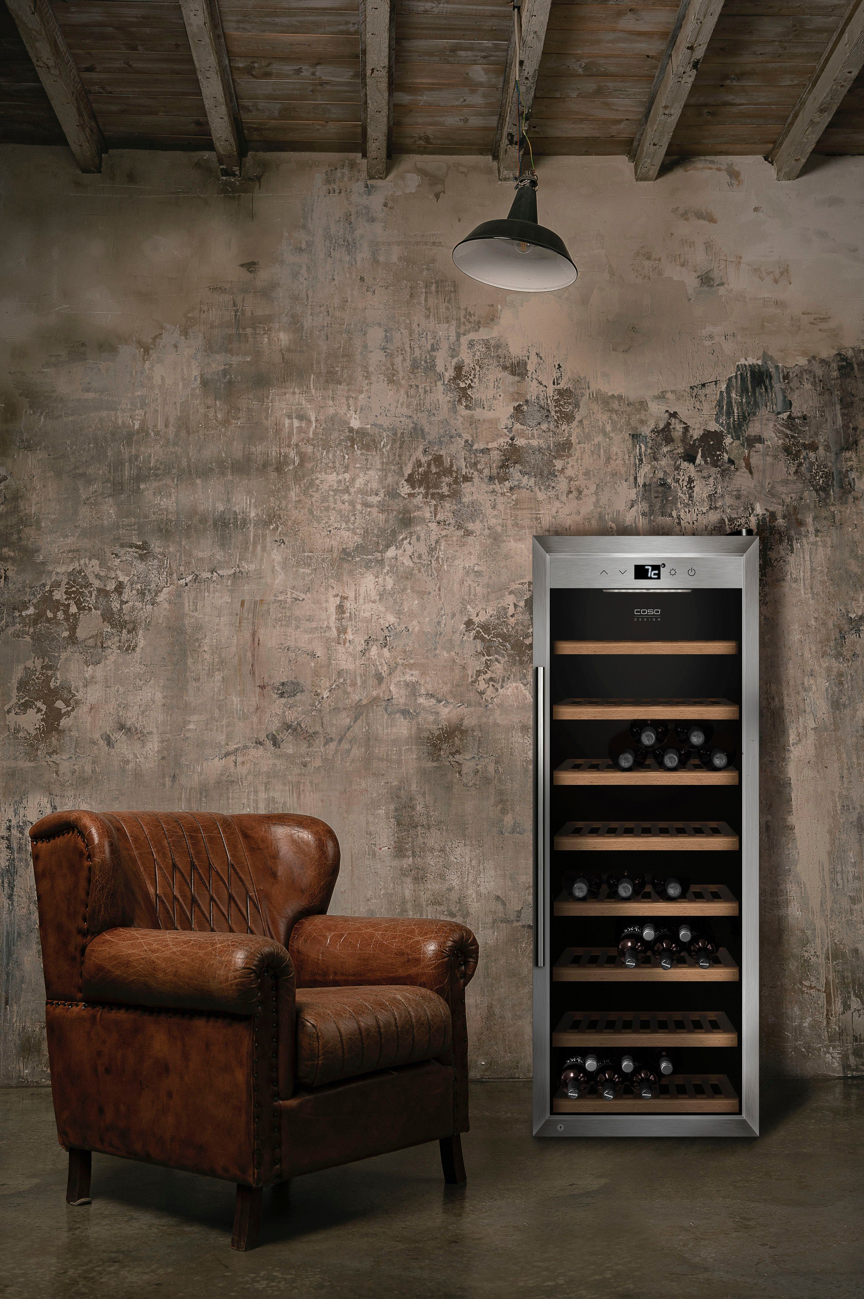 Caso Weinkühlschrank 647 WineSafe 43, für 43 Standardflaschen á 0,75l