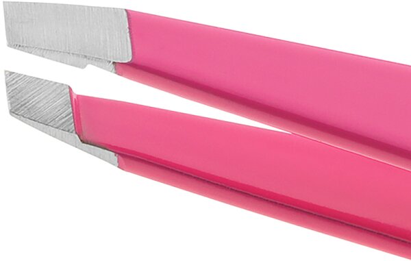 Tweezerman Slant Tweezer - Schräge Pinzette, Pretty in Pink Pinzette