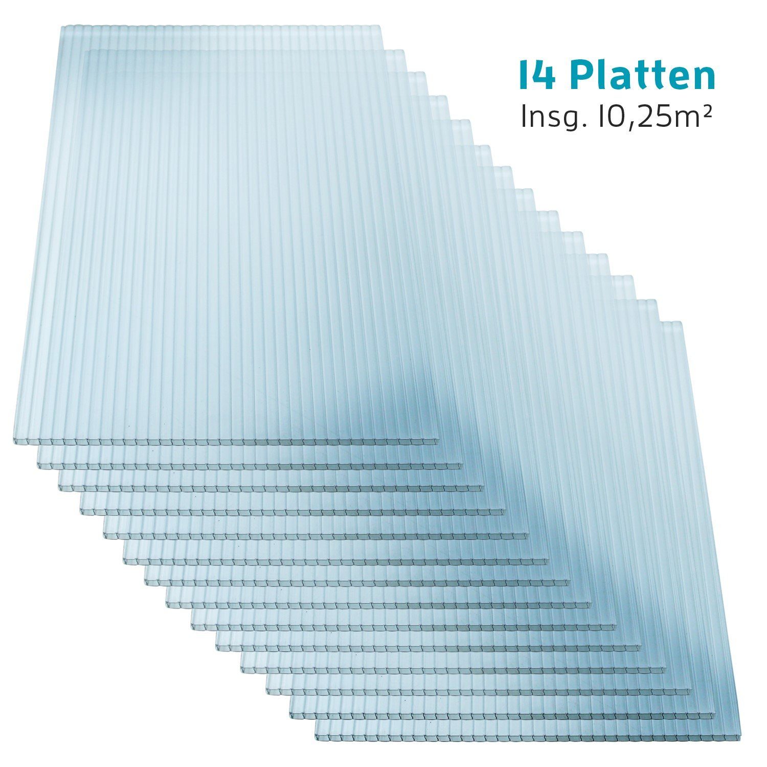 Kaiser plastic Gewächshaus Gewächshausplatten 6 - 10 mm
