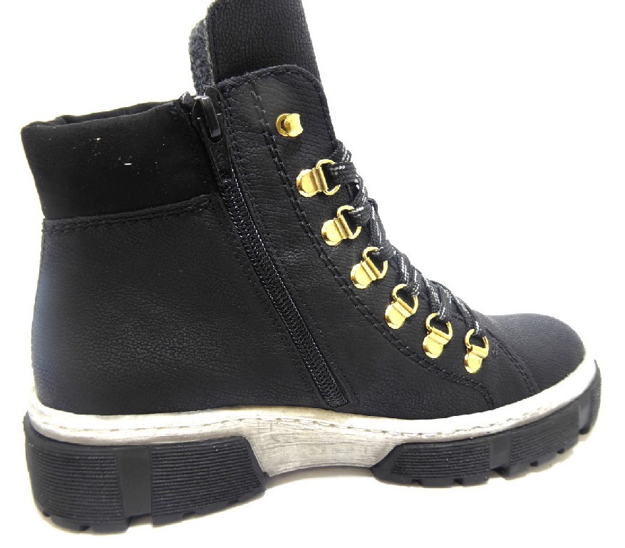 RIEKER Stiefeletten schwarz