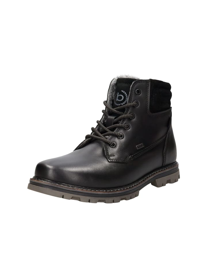 Bugatti Schnürstiefel in schwarz günstig kaufen