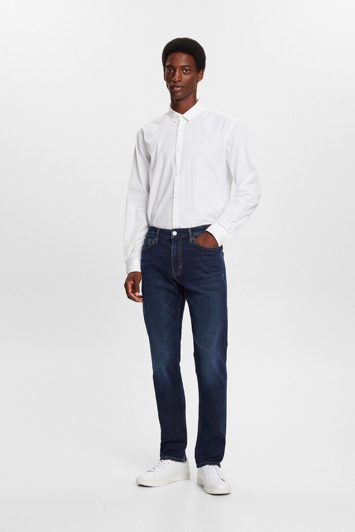 Schmale Jeans mit mittlerer Bundhöhe