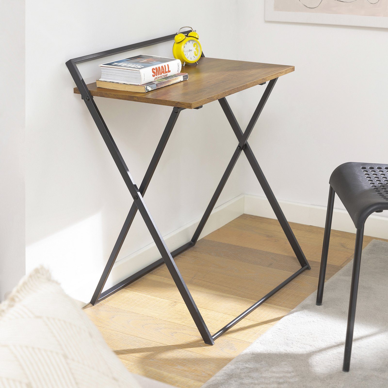 SoBuy Klapptisch FWT88, Kleiner Schreibtisch klappbar Computertisch Arbeitstisch Beistelltisch