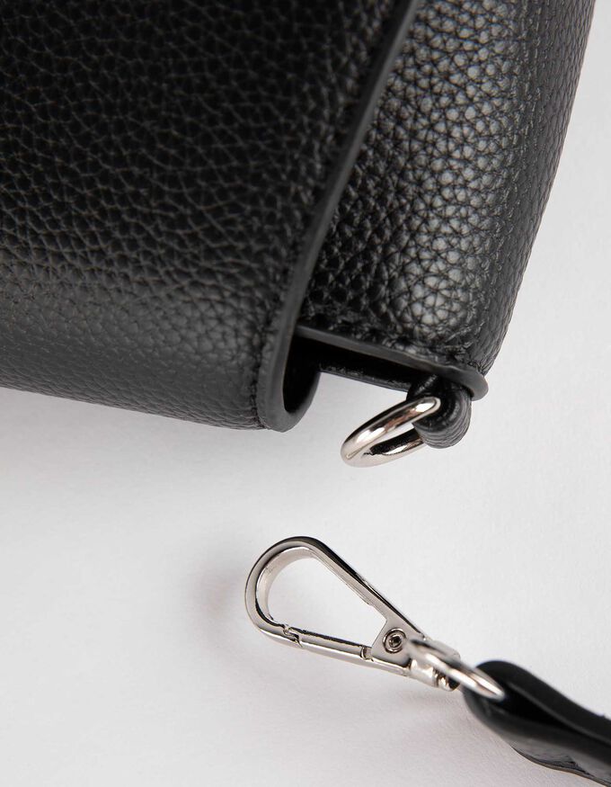 Schultertasche - Druckknopf-Lasche