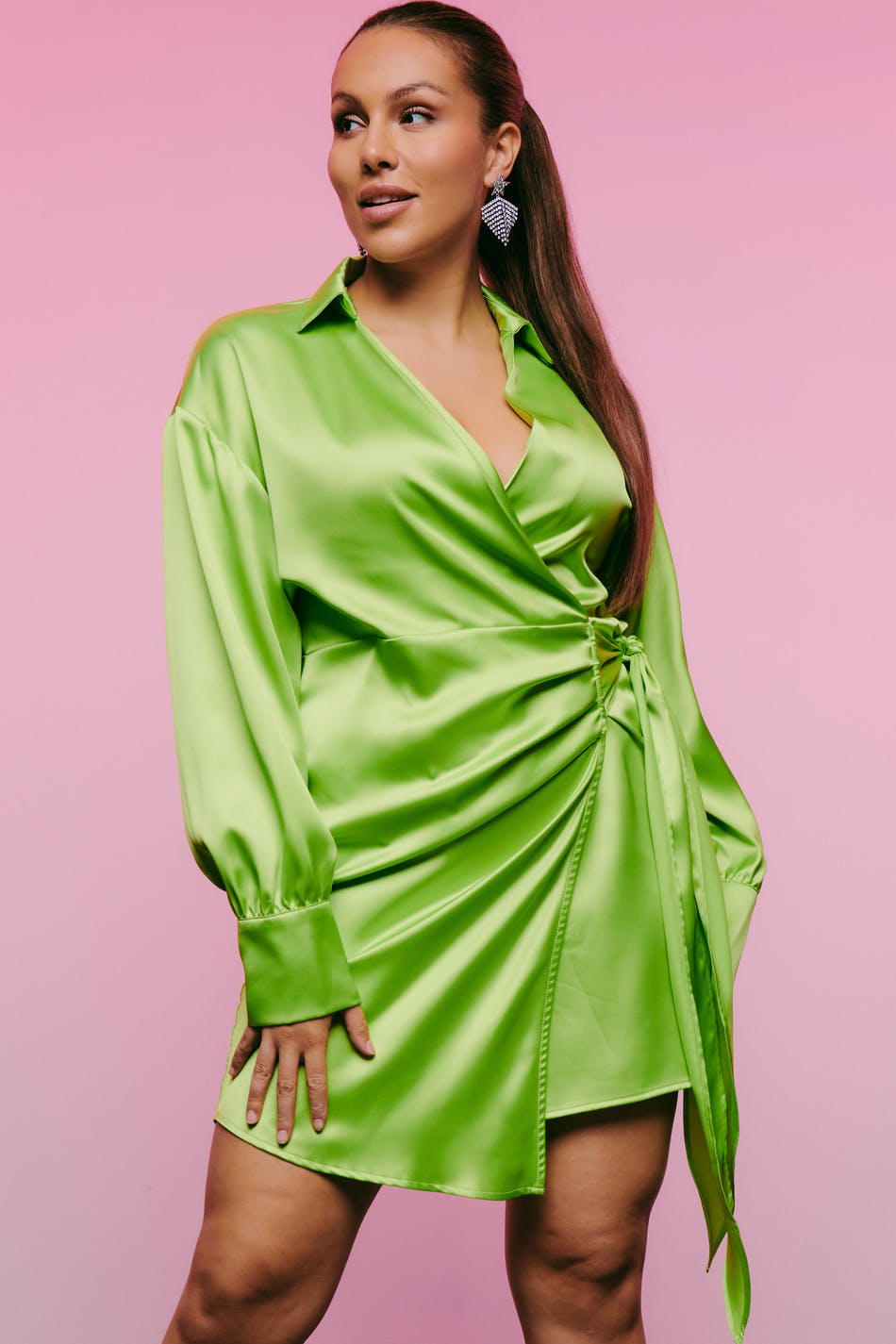 Kim satin dress
