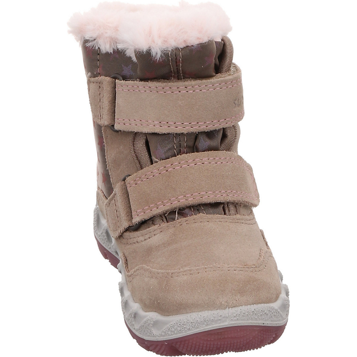 Baby Lauflernschuhe Krabbelschuhe Icebird Boots Babyschuhe Mädchen Leder-/Textilkombination bedruckt Halbschuhe