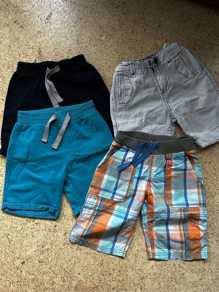 ESPRIT 2er-Set: Shorts in Dunkelblau/ Blau günstig kaufen 104/110