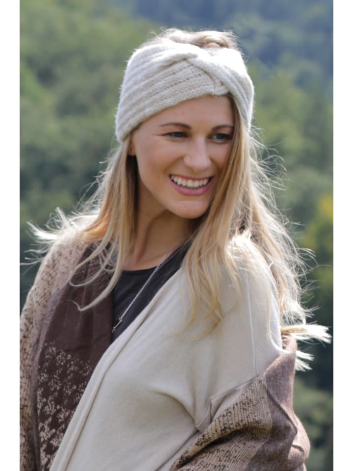 styleBREAKER Feinstrick Stirnband in Dunkelgrau meliert günstig kaufen onesize