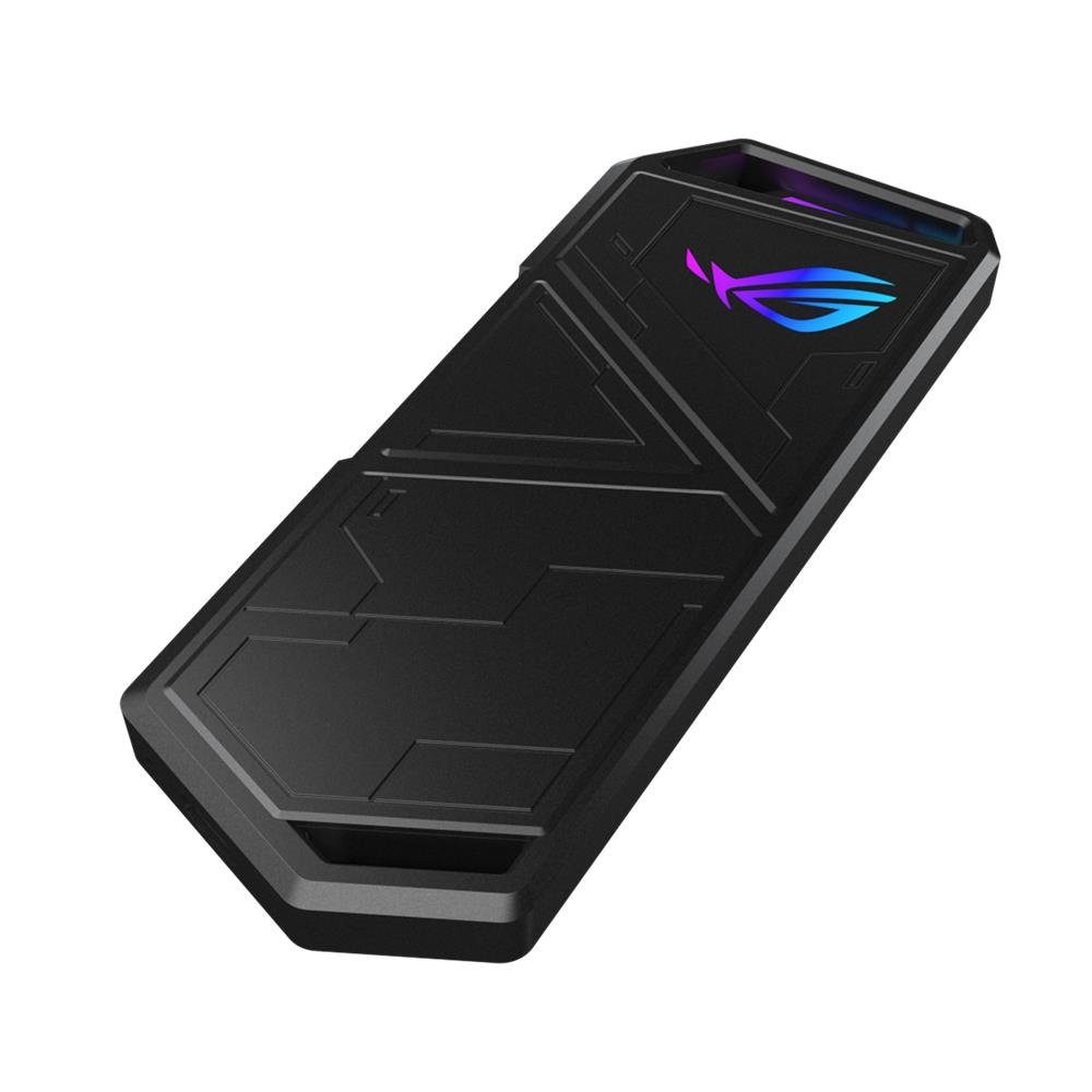 Asus ROG Strix Arion S500 externe Gaming-SSD, USB-C 3.2 Gen 2, NVMe DRAM 500GB 256-Bit AES NTI Backup Now EZ schwarz