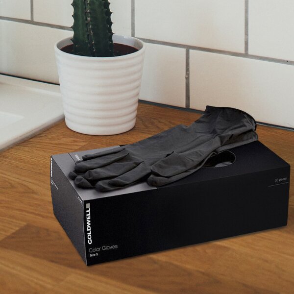 Goldwell Färbehandschuhe Farbe: schwarz - Größe: S Handschuh
