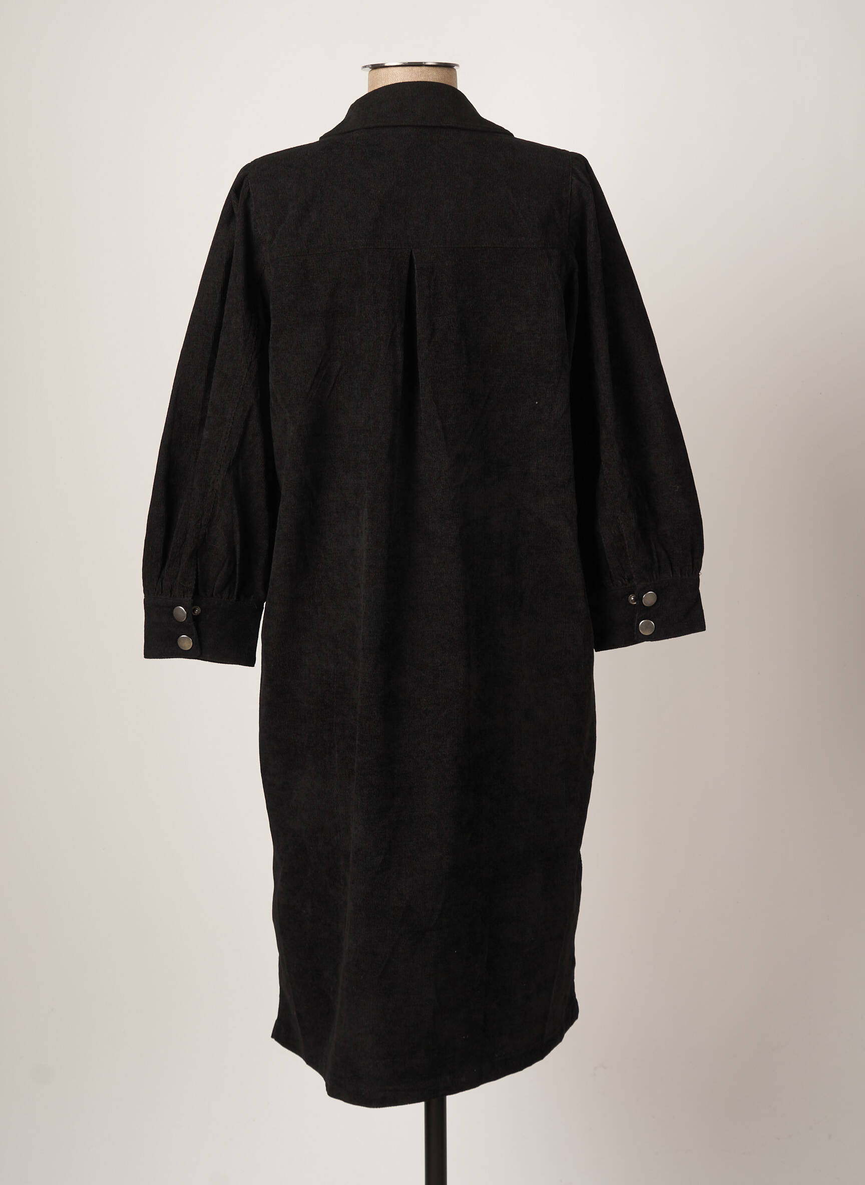 Kaffe Robes Mi Longues Femme couleur noir