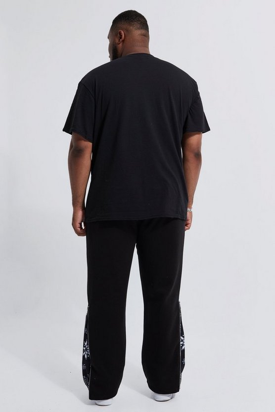 Plus T-Shirt mit Atlanta Moto-Print