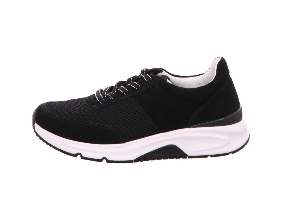 GABOR Freizeit Schnürer schwarz rollingsoft by Gabor Sneaker low 46.897.