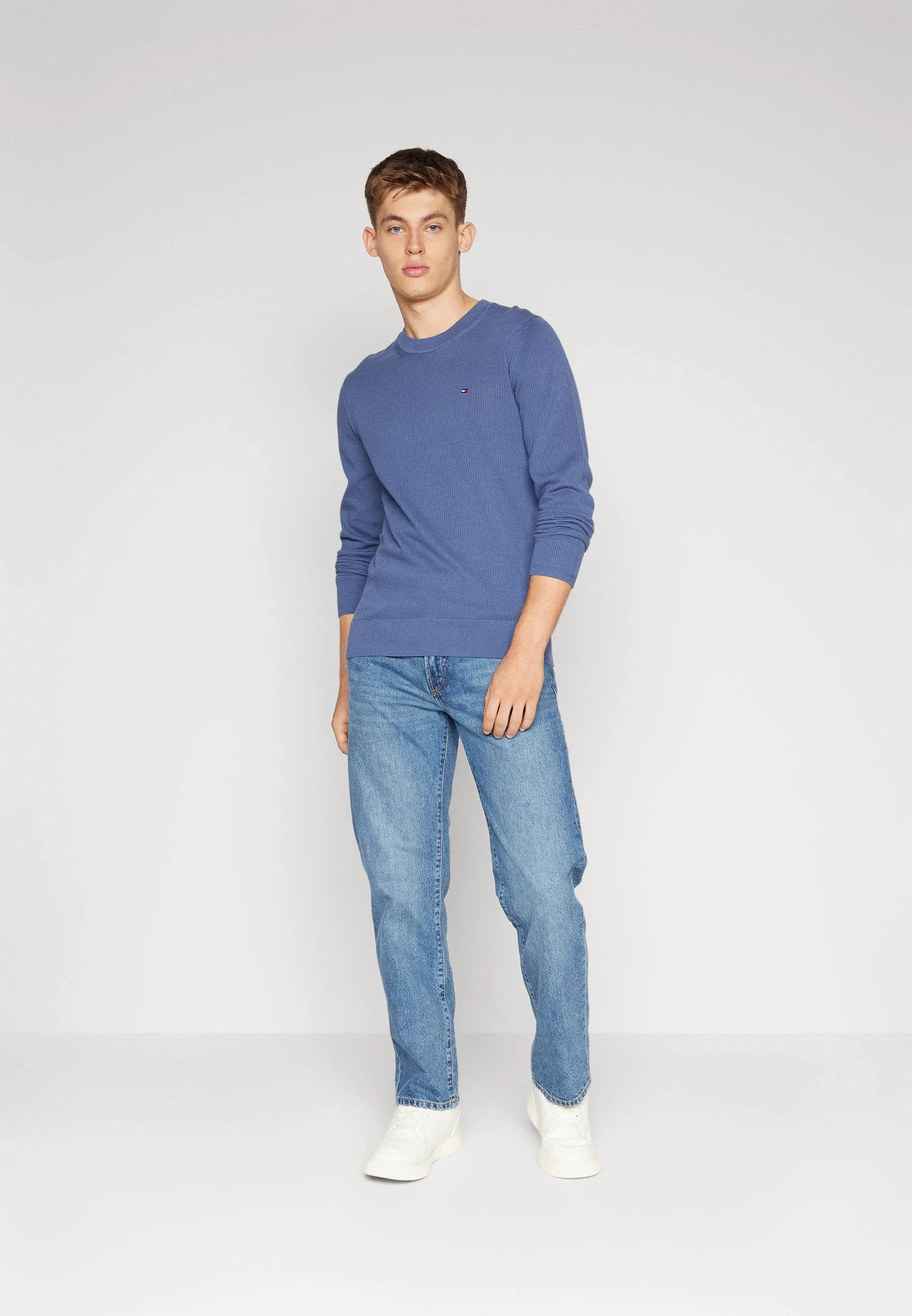 Tommy Hilfiger CHAIN RIDGE C NECK - Suéter