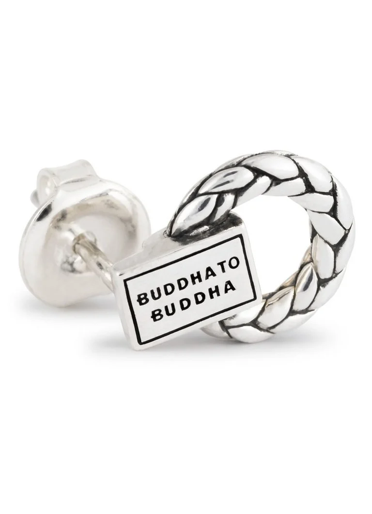 Buddha to Buddha George single silver stud earring