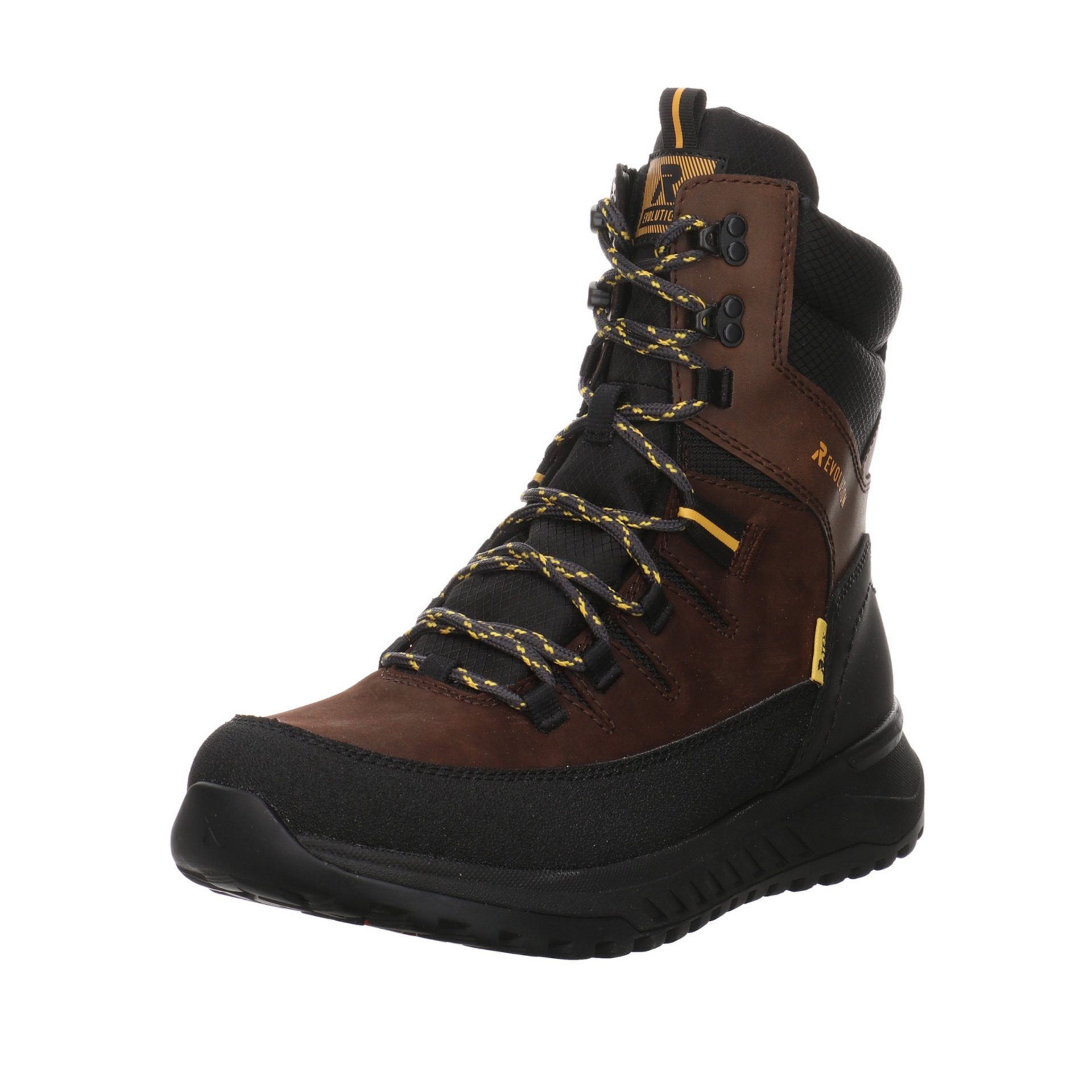 Rieker Herren Winterstiefel Schuhe Boots Elegant Freizeit Snowboots Leder-/Textilkombination