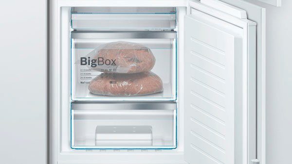 BOSCH Einbaukühlgefrierkombination 6 KIN86AFF0, 177,2 cm hoch, 55,8 cm breit