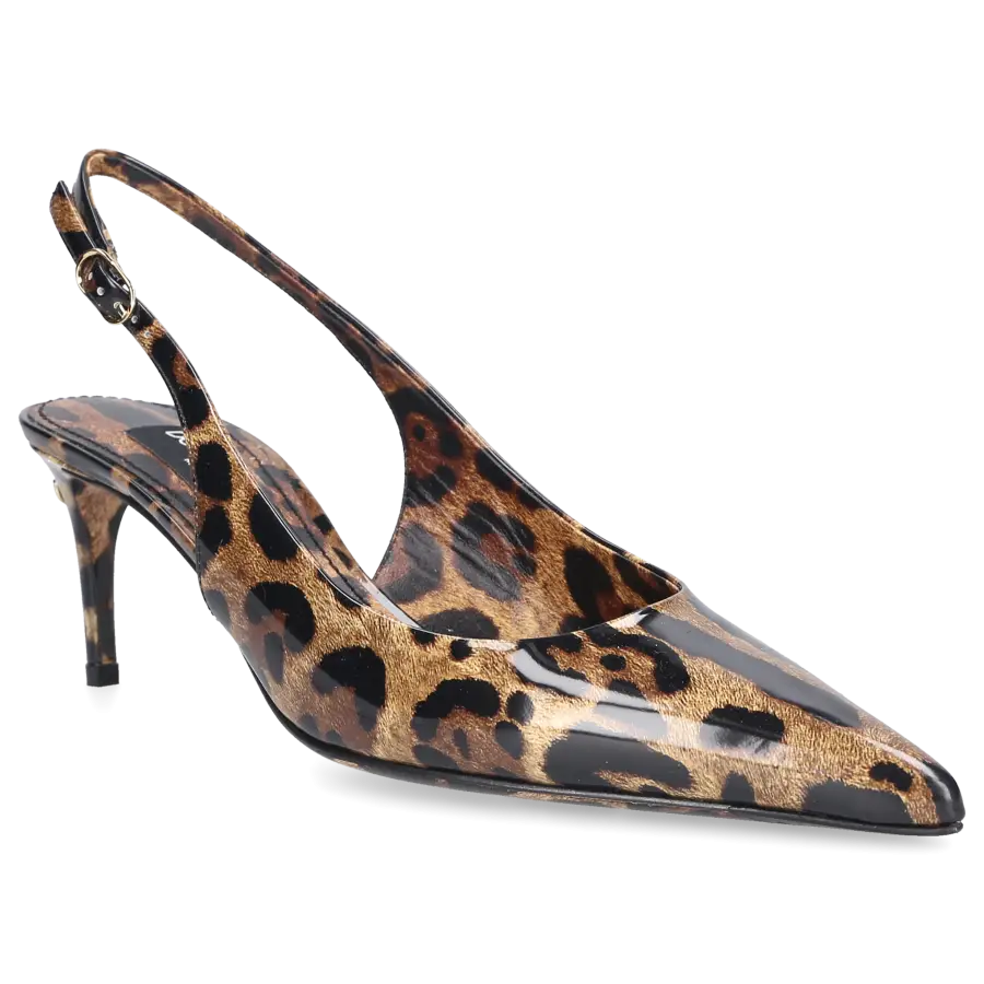 Dolce & Gabbana - Slingpumps CG0595 Lackleder - braun