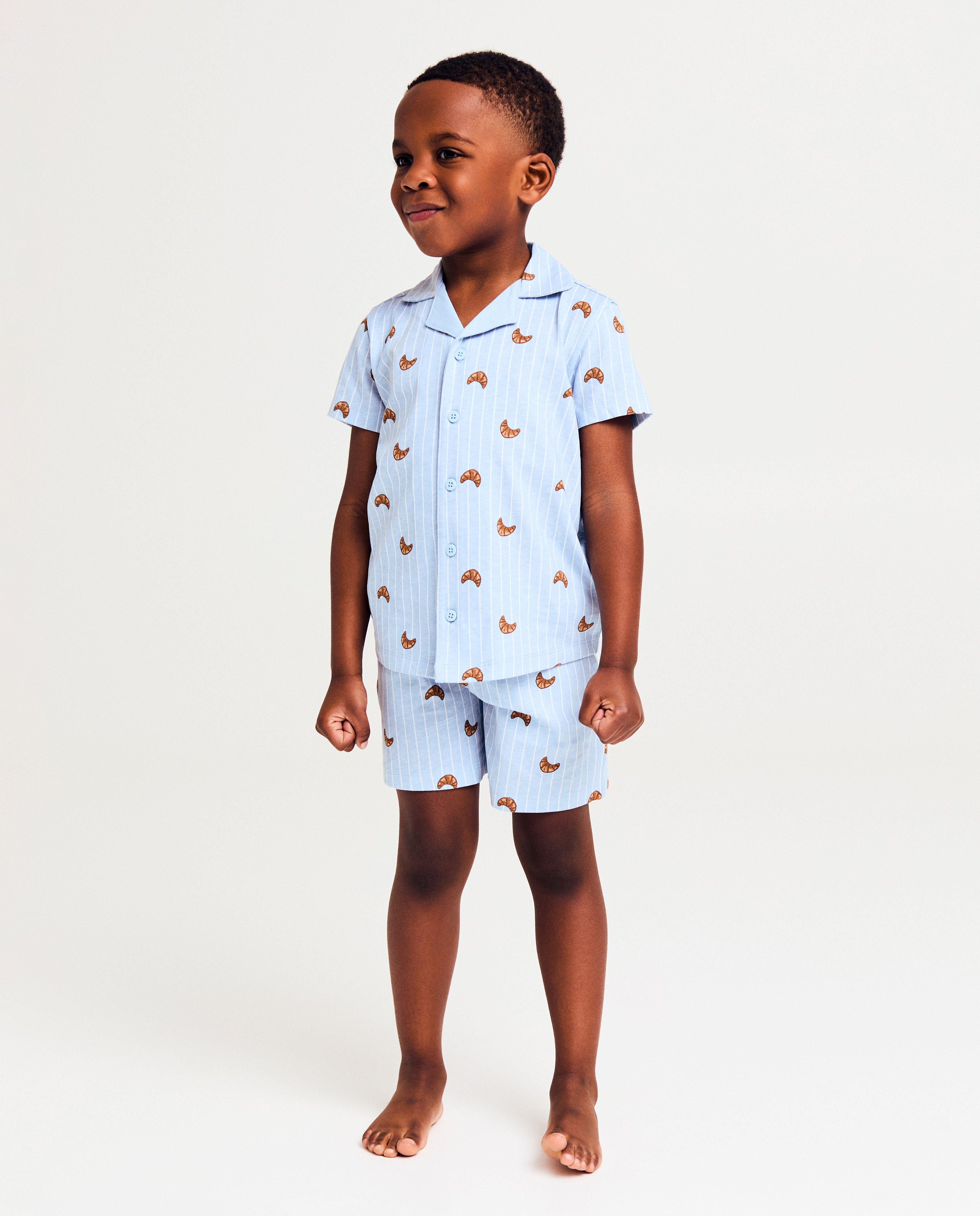 Familystories Biopamut pizsama, unisex, 92-128 világoskék