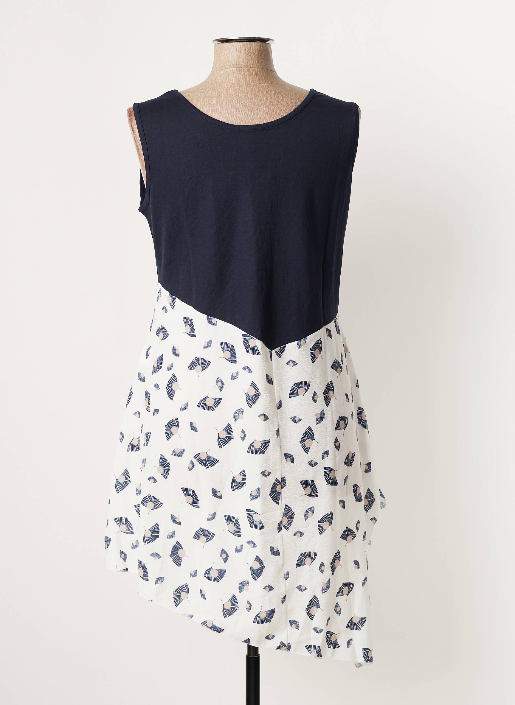 G Oze Tuniquesansmanche Femme couleur bleu