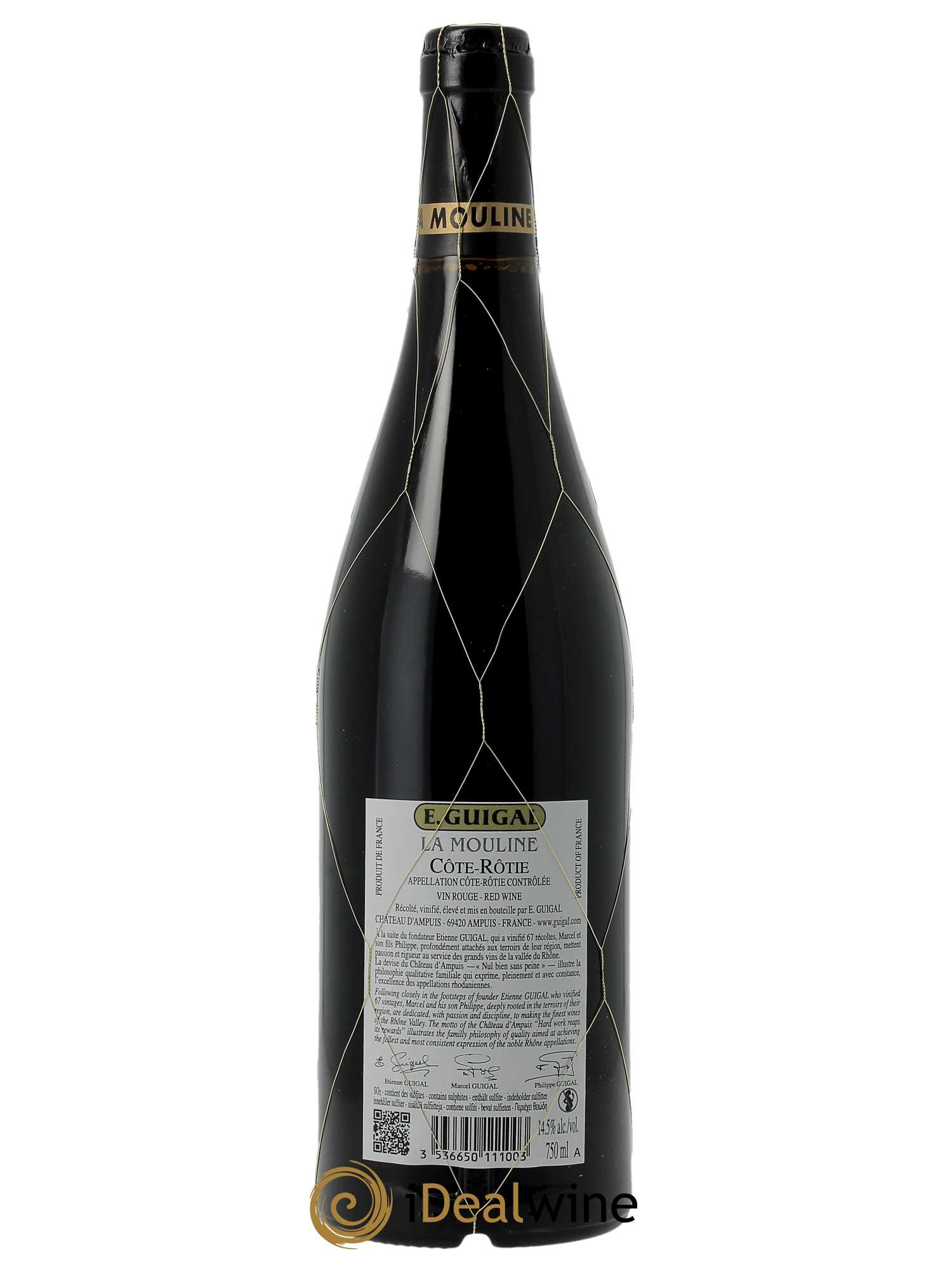 Côte-Rôtie La Mouline Guigal (CBO à partir de 6 BTS) 2019 - Lot de 1 Bouteille