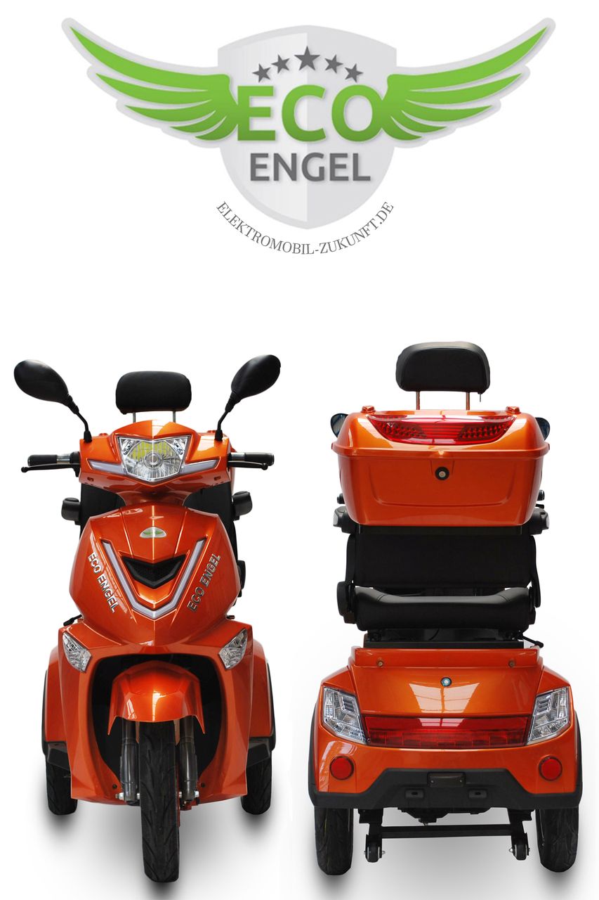 ECO ENGEL Senioren Roller ECO ENGEL 504 Terracotta, Blei Akku, 25 KM/H