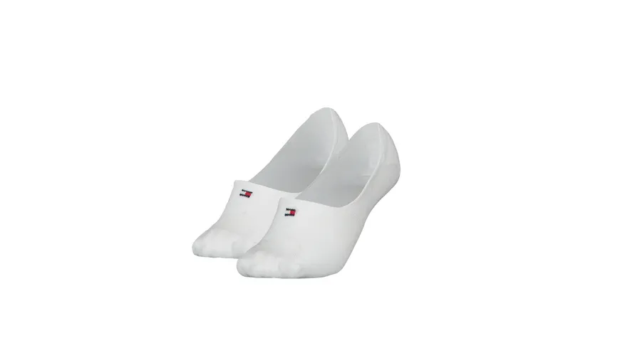 TOMMY HILFIGER Damen Füßlinge CF2Y 2er Pack white