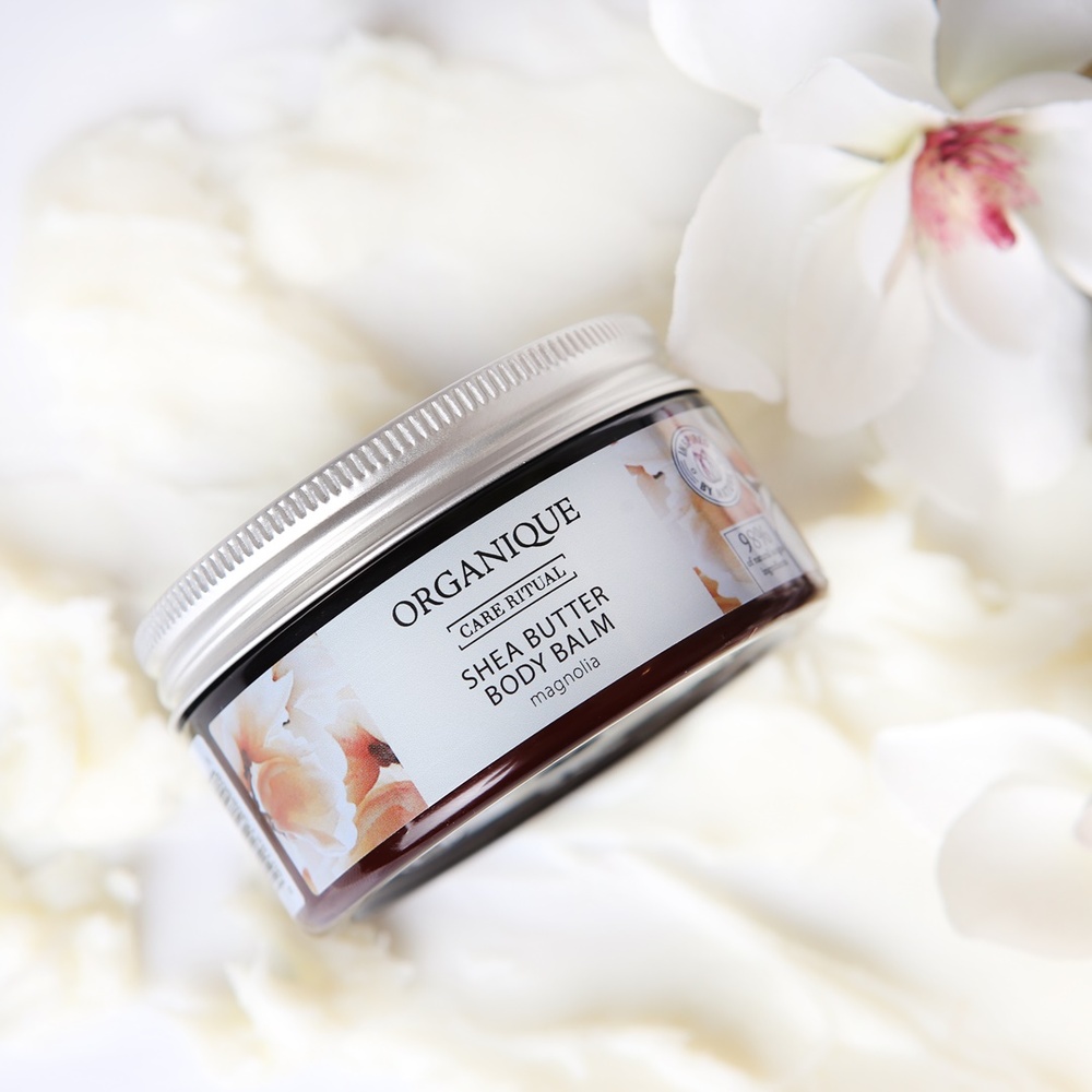 organique cosmetics Baume corporel au beurre de karité magnolia Baume corporel