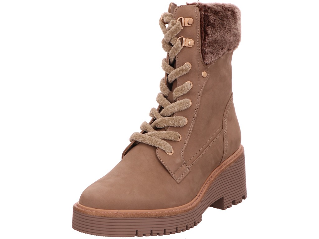 REGARDE LE CIEL Stiefeletten braun Schnürstiefel Absatz Boot Damen Braun Ma