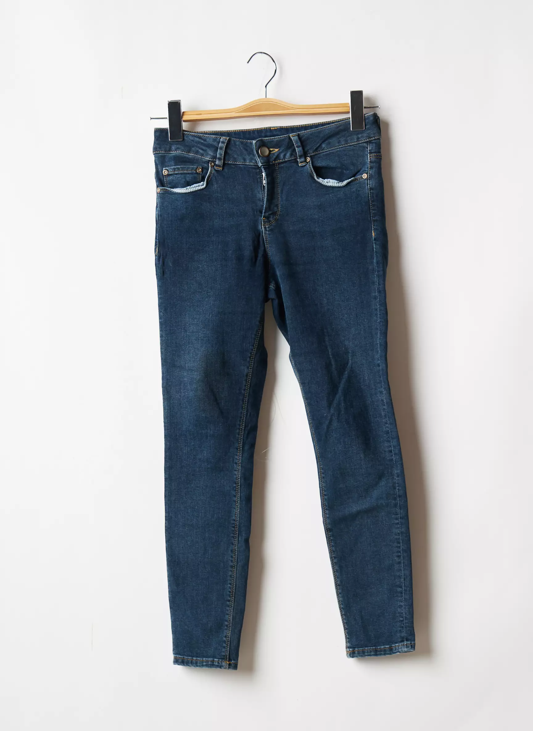 Asos Jeans Coupe Slim Femme couleur bleu