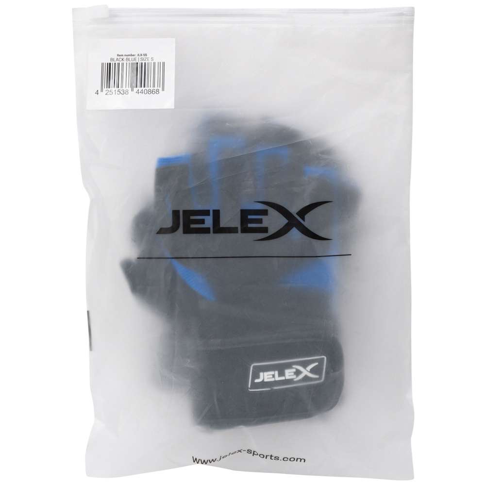 JELEX Power Premium gepolsterte Trainingshandschuhe schwarz-blau