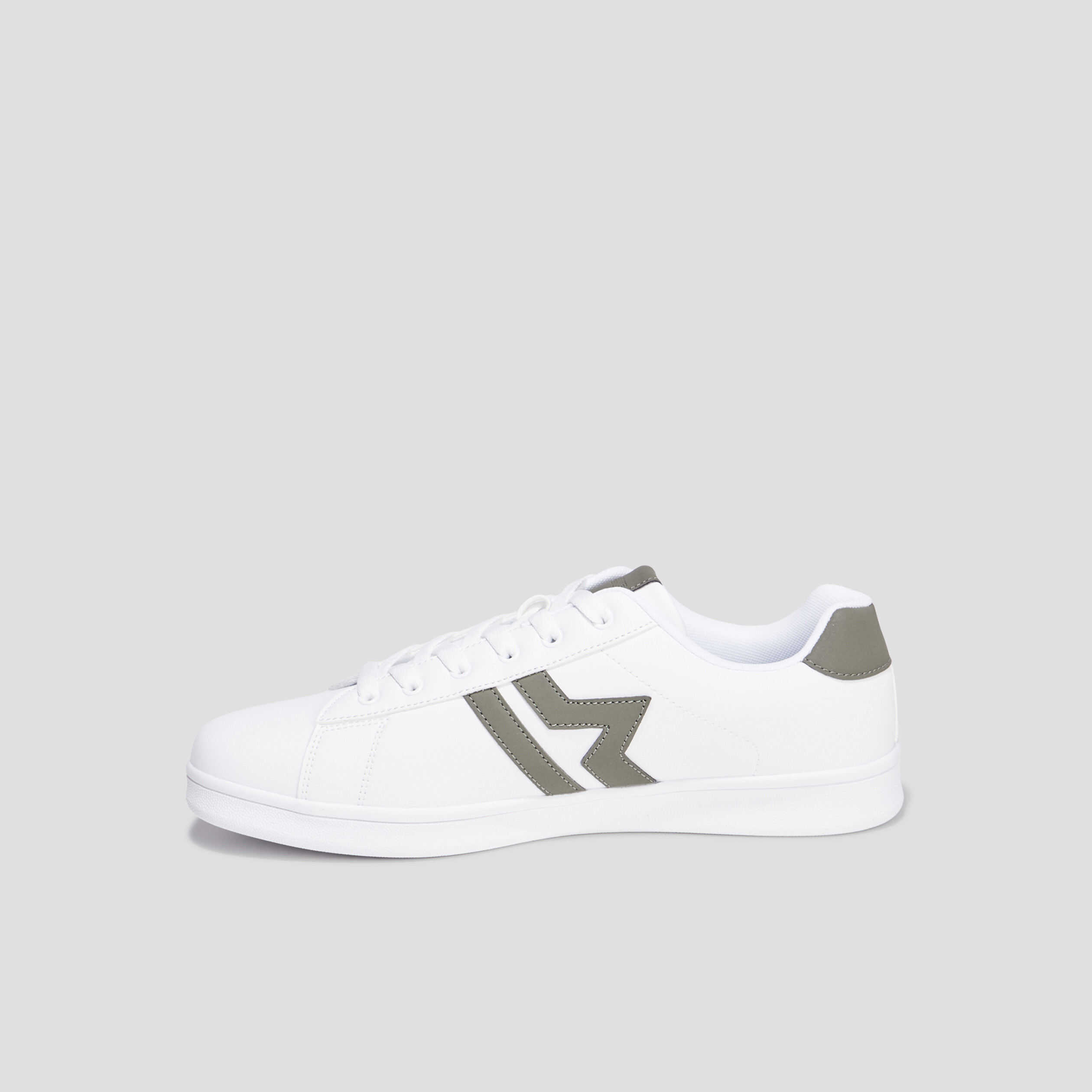 Tennis basses à lacets Creeks Thisto blanc homme | La Halle