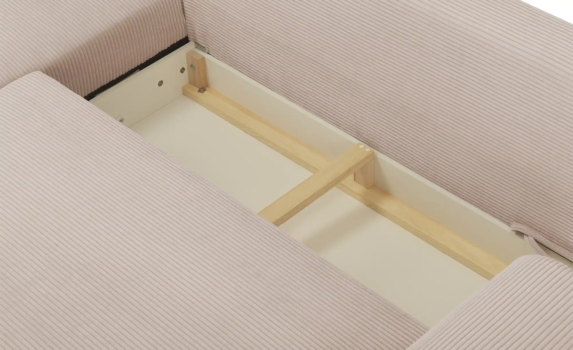Twist Ecksofa aus Cord Capitol