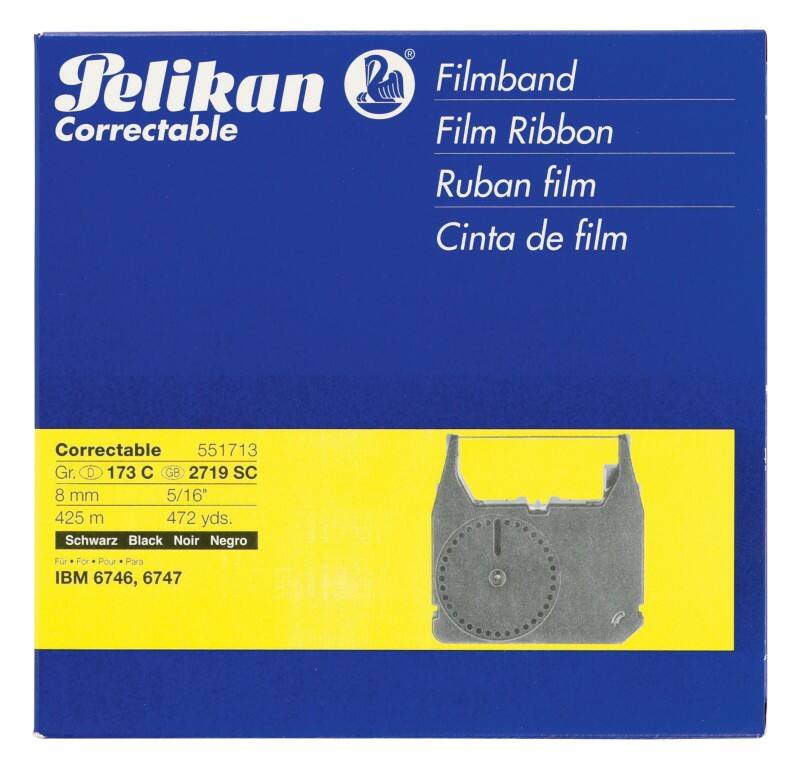 Pelikan Farbband für Schreibmaschinen 5 GR173C korrekturfähig 16,5 x 2,5 x 16 cm Schwarz