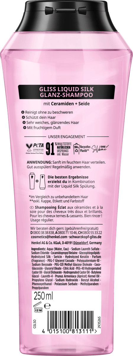 Shampoo Liquid Silk, 250 ml