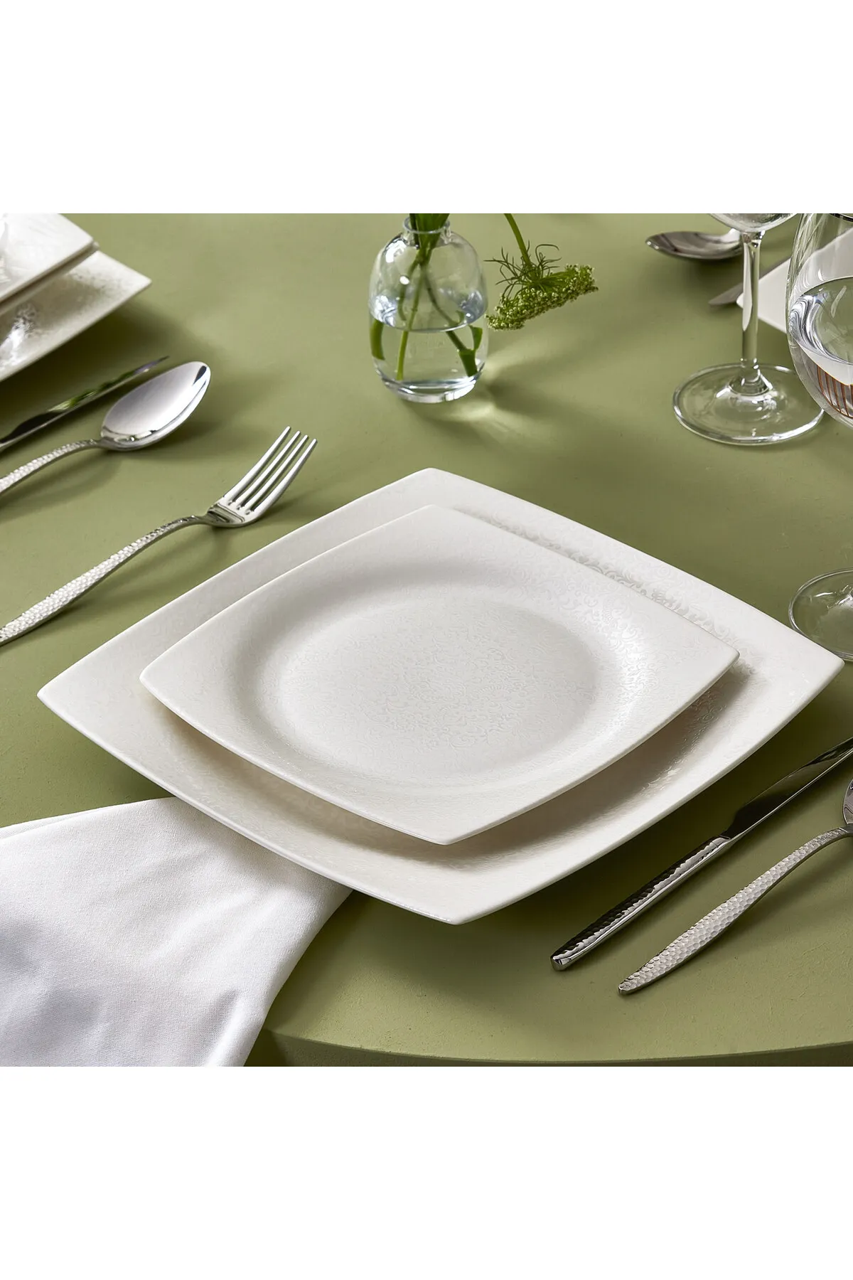 Karaca  Neu Flava 6 Personen Geschirrset, 24-teilig, Porzellan - Zeitlose Eleganz für exquisite Tisch