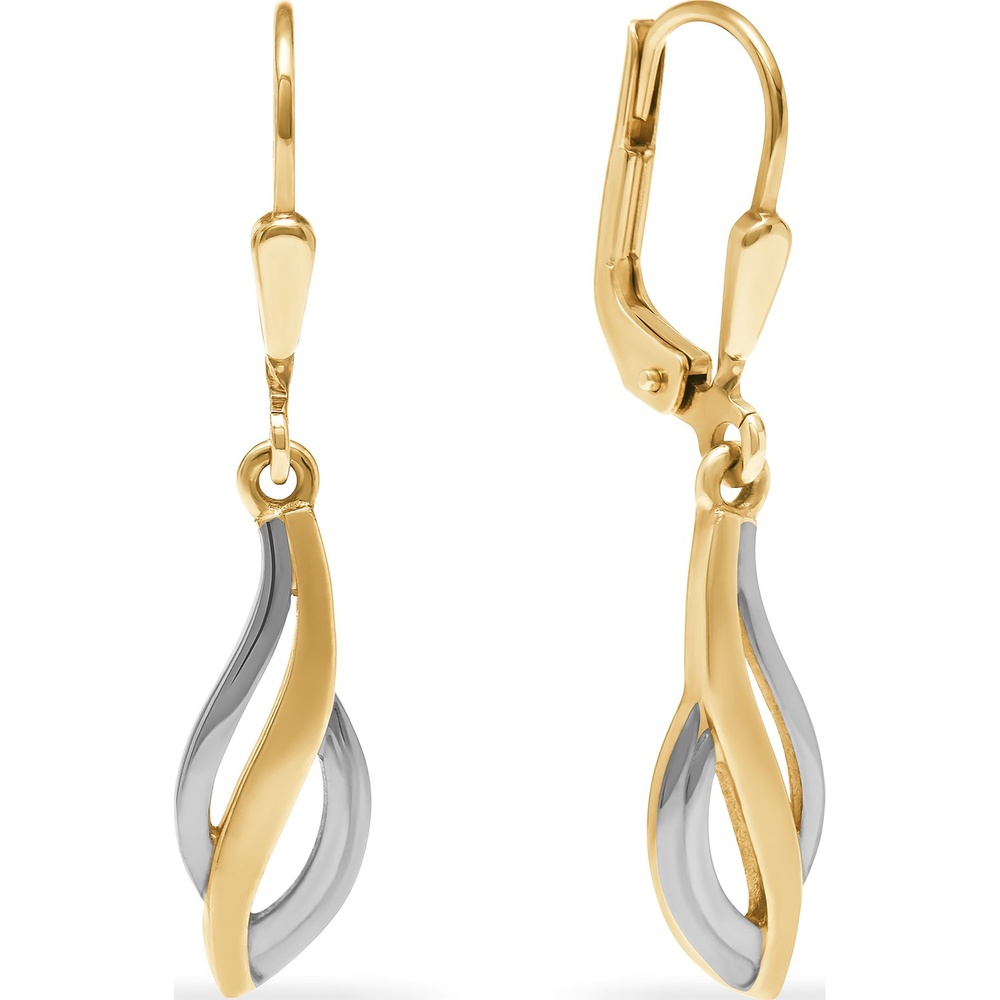 FAVS Boucles d'oreilles 375 Or jaune Boucles d'oreilles