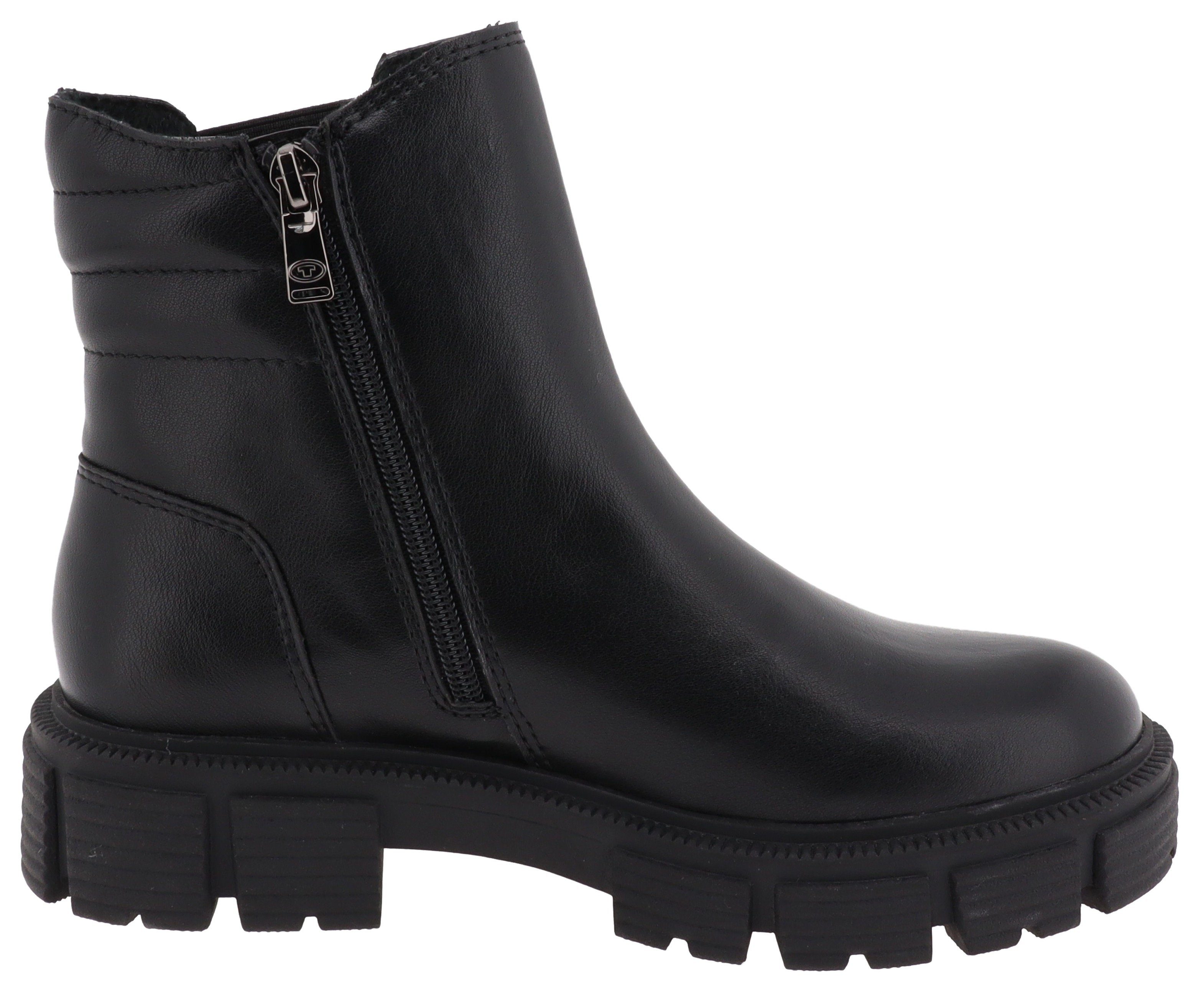 TOM TAILOR Chelseaboots mit Logoschriftzug im Stretcheinsatz