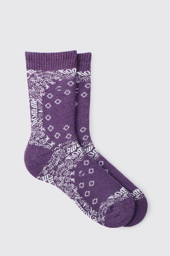 Socken mit Bandana-Print