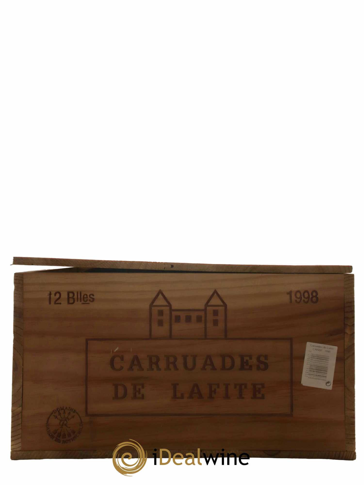 Carruades de Lafite Rothschild Second vin  1998 - Lot de 12 Bouteilles