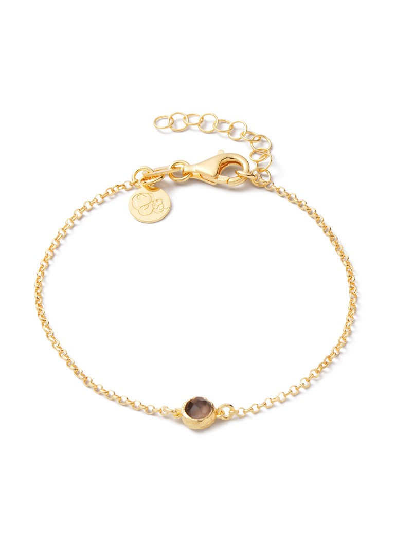 Casa Jewelry Amalfi grandinėlės apyrankė, padengta auksu